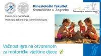 Predavanje "Važnost igre na...